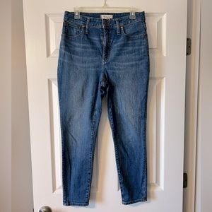 Madewell Curvy High-Rise Skinny Crop Jeans